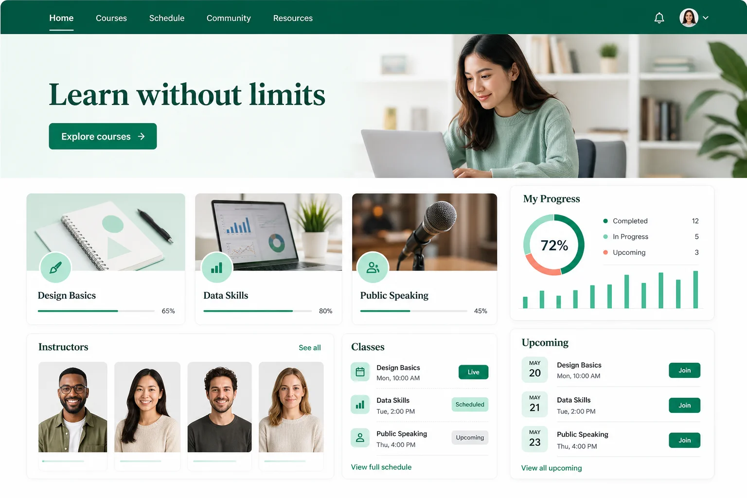 Mint Academy learning template